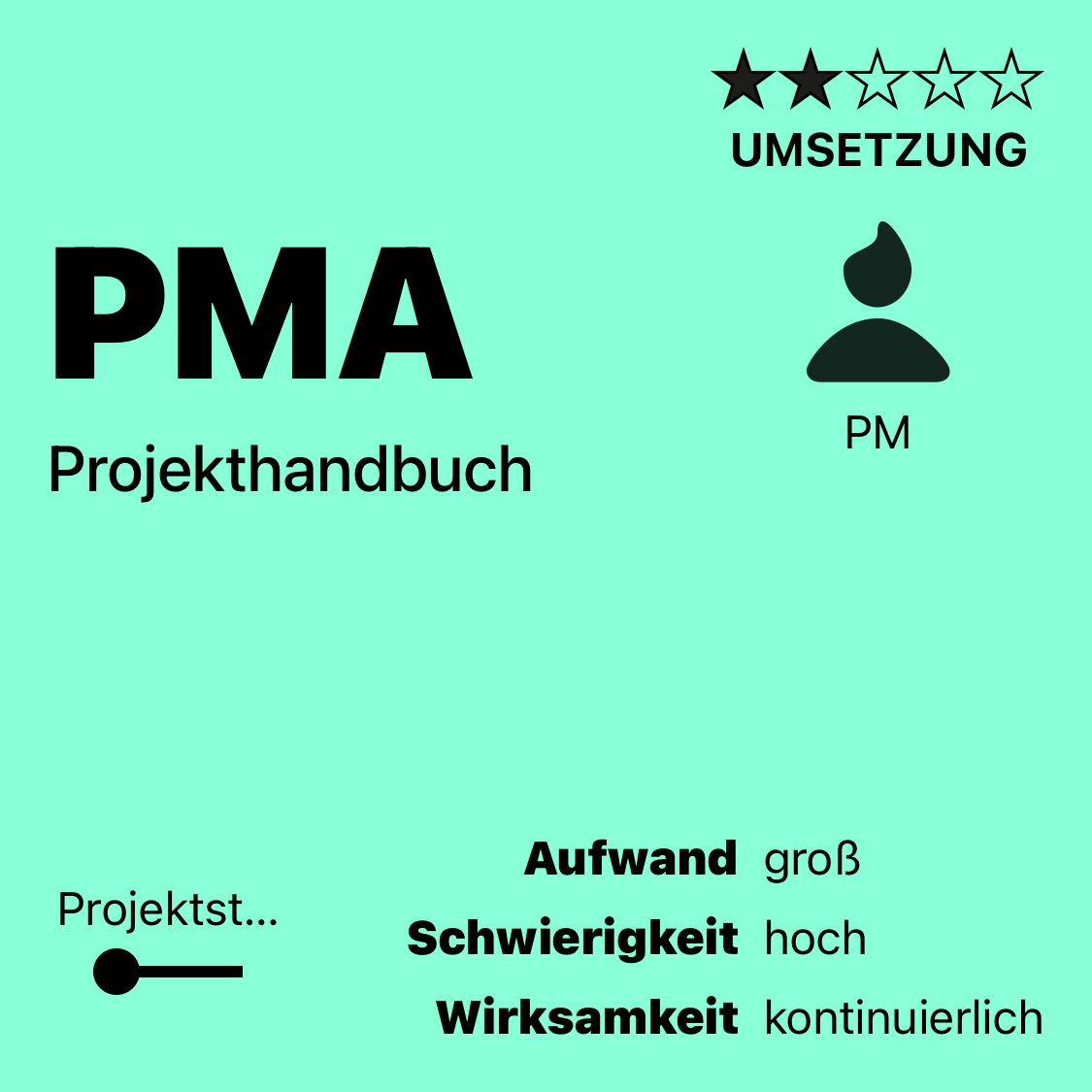 PMA | Projekthandbuch