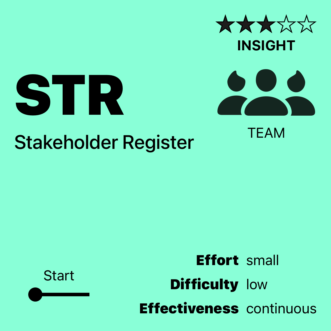 STR | Stakeholder Register